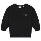 Black Logo Sweatshirt, 1, hi-res