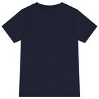 Boys Navy Blue Logo T-Shirt, 3, hi-res