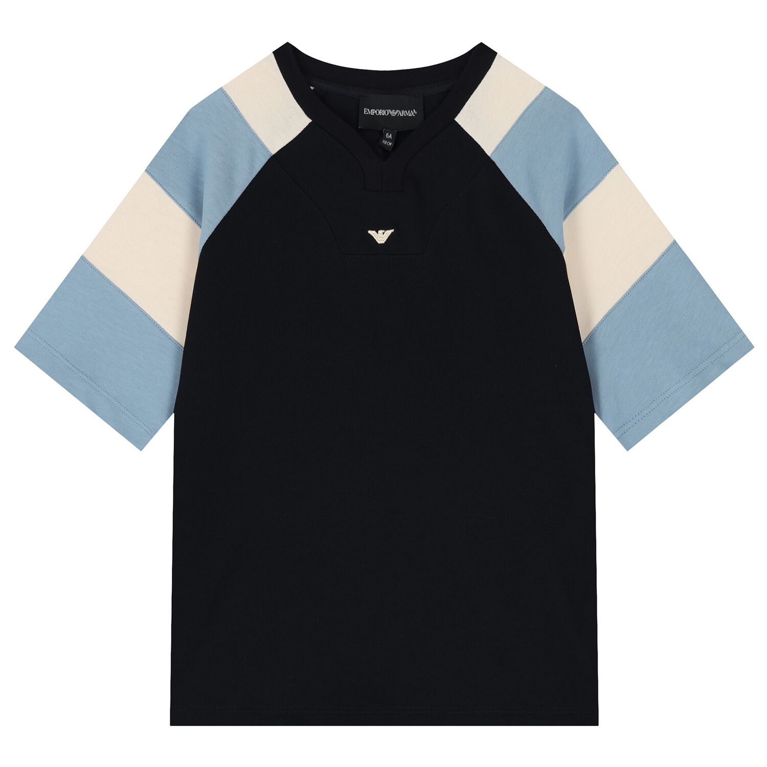 Boys Navy Blue Logo T-Shirt, 1, hi-res