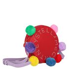 Girls Red Circle Logo Bag, 1, hi-res