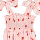 Baby Girls Pink Heart Romper, 1, hi-res