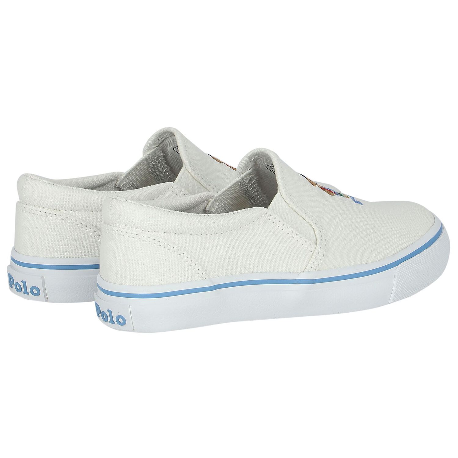 Girls Ivory Slip-On Trainers, 1, hi-res image number null