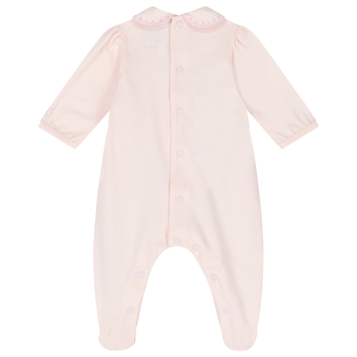 Baby Girls Pink Floral Babygrow, 1, hi-res image number null