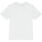 Boys White Logo T-Shirt, 3, hi-res