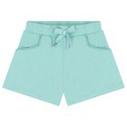 Girls Aqua Shorts, 3, hi-res