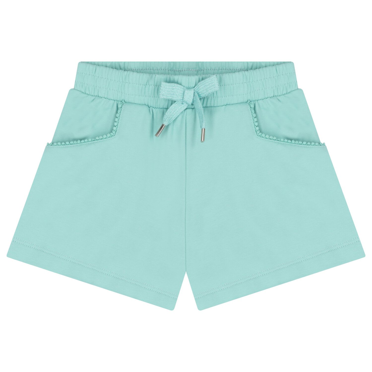 Girls Aqua Shorts, 3, hi-res