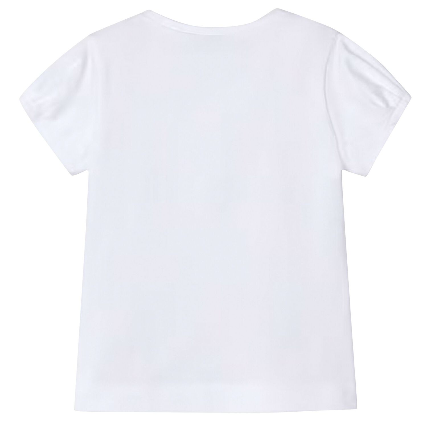 Girls White T-Shirt, 3, hi-res image number null