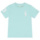Boys Blue Logo T-Shirt, 1, hi-res