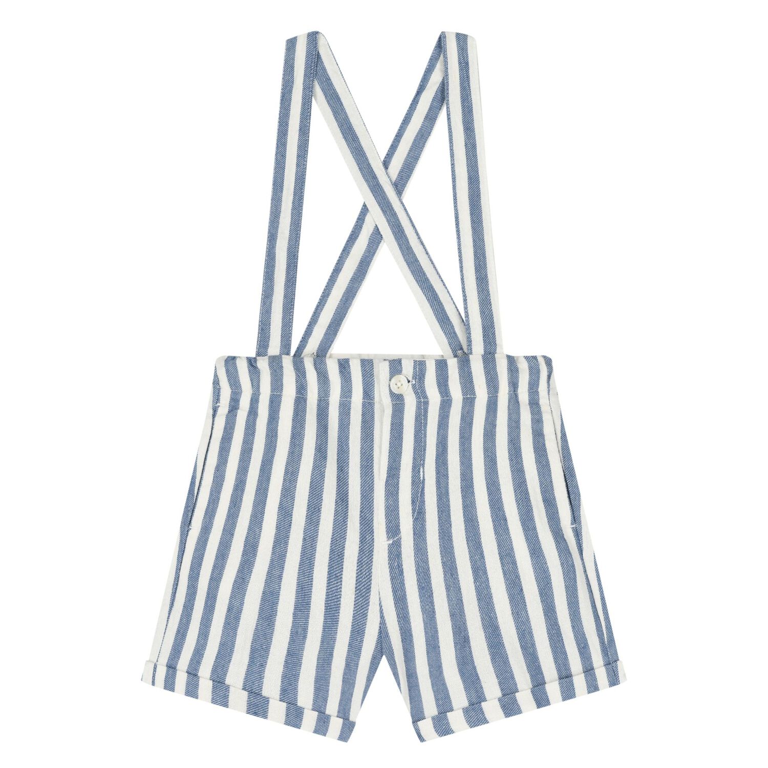 طقم شورت باللونين الأبيض والأزرق للأولاد  , 1, hi-res