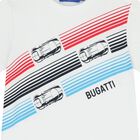 تي شيرت أولاد بالشعار باللون الأبيض, 1, hi-res