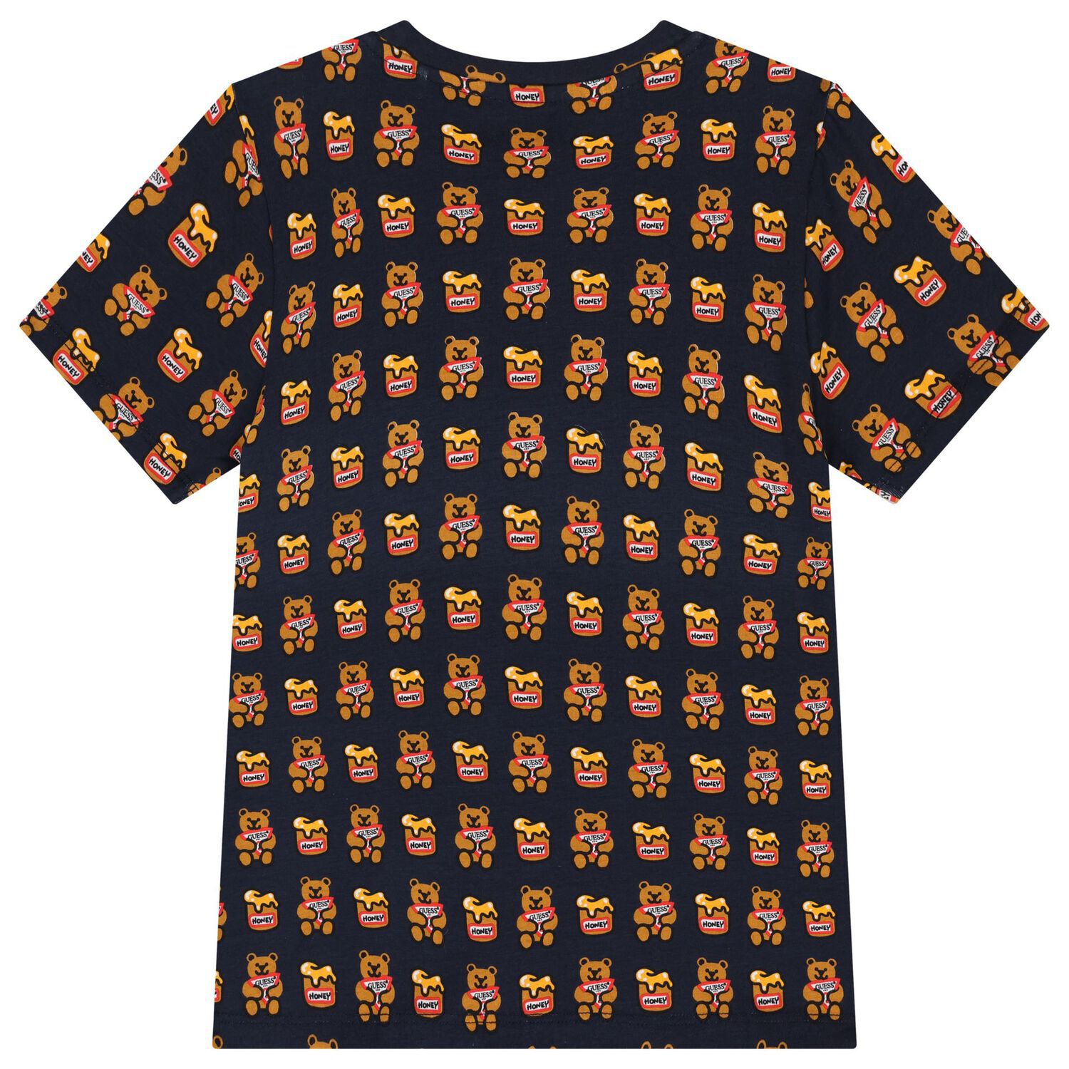 تي شيرت بالشعار باللون الكحلى , 3, hi-res