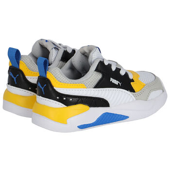 White & Grey X-Ray 2 Square AC Trainers