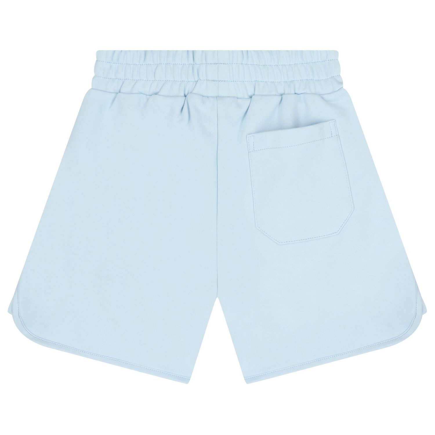 Boys Blue Logo Shorts, 1, hi-res