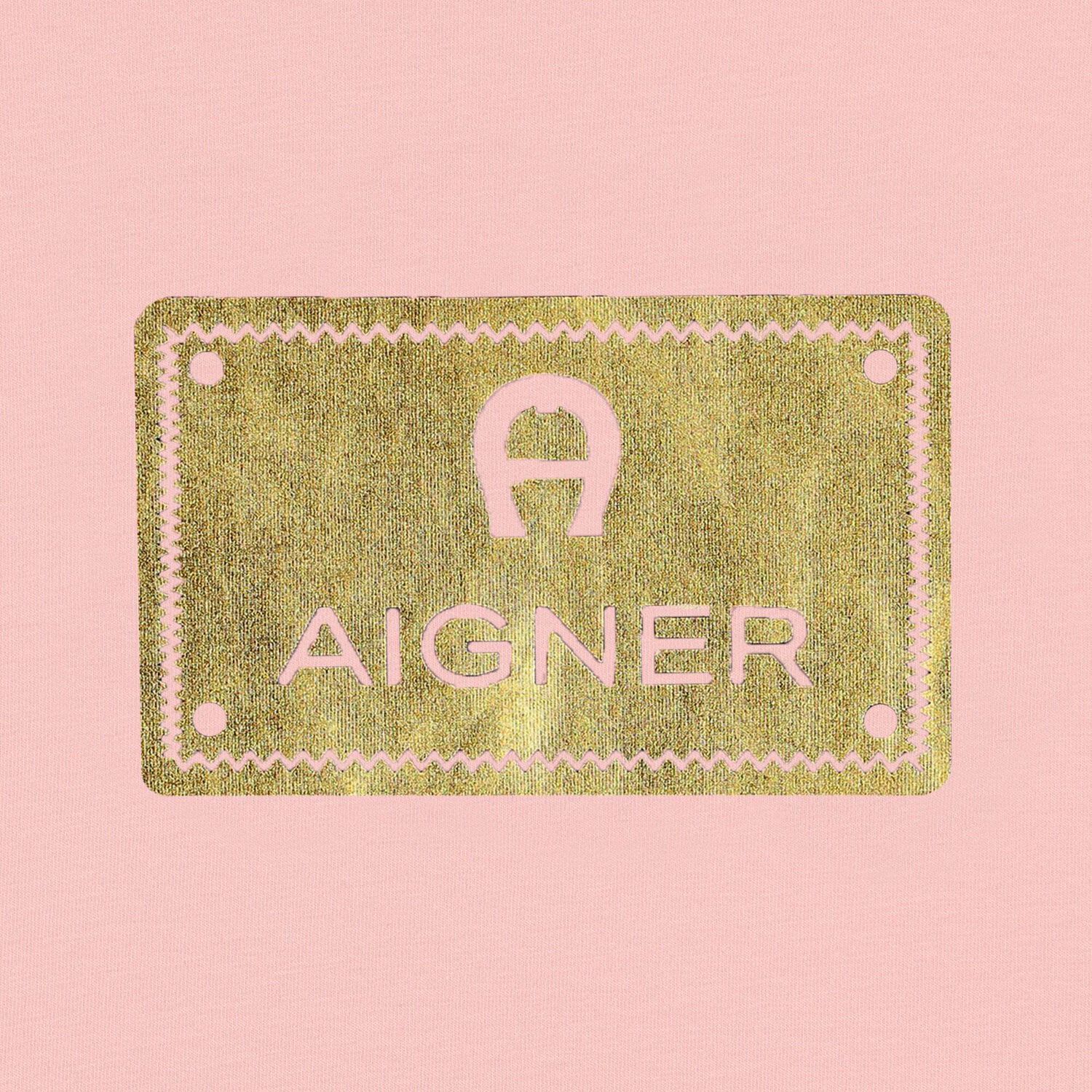 Girls Pink Logo T-shirt, 3, hi-res