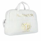 White & Gold Baby Changing Bag, 1, hi-res