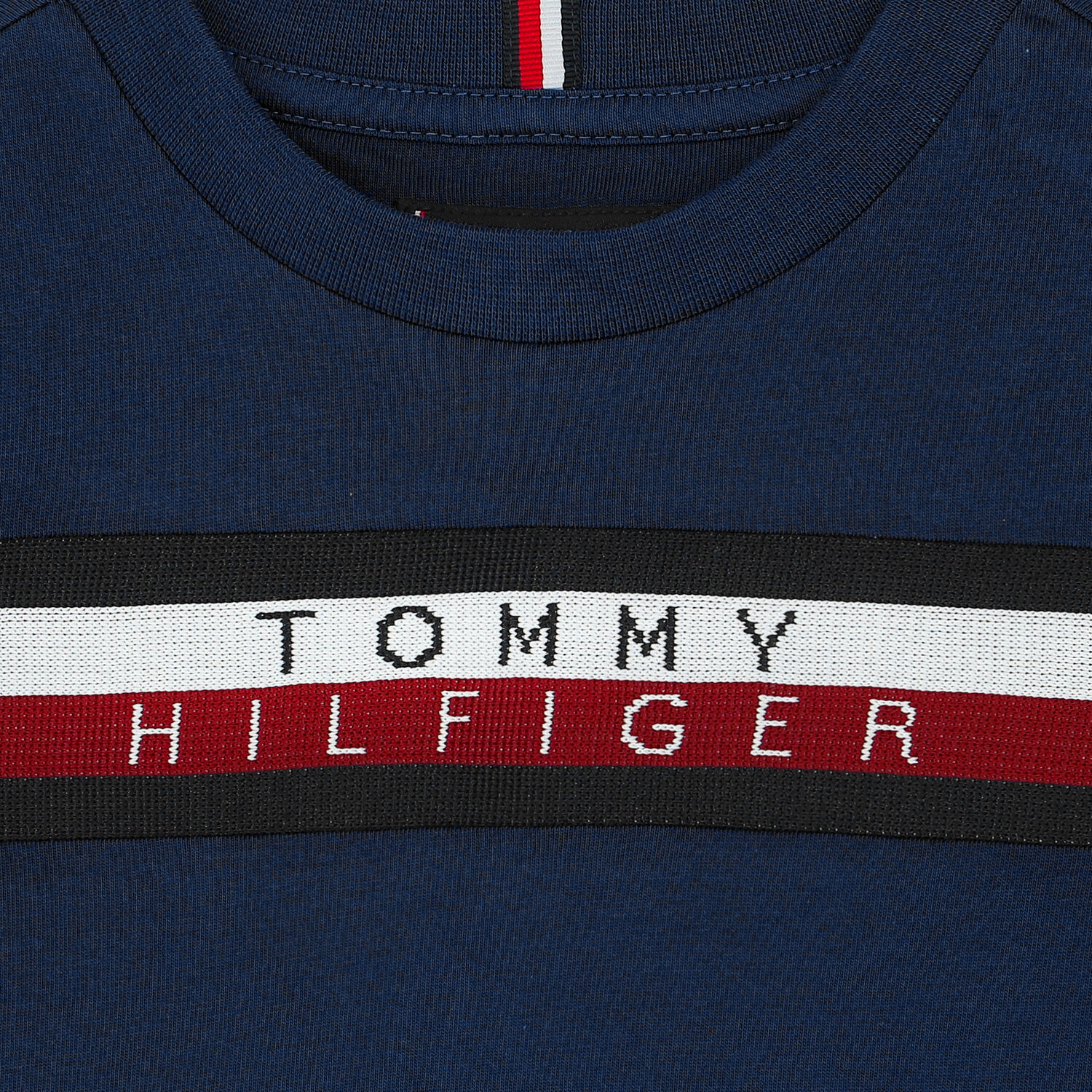 Boys Navy Blue Logo T-Shirt, 1, hi-res