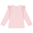 طقم بنات تنورة تول باللون الزهري, 1, hi-res