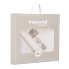 منشفه هودى للاولاد باللون الابيض والبيج , 1, hi-res