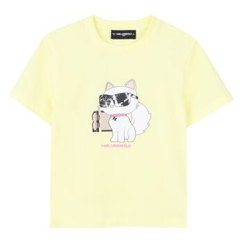 Girls Yellow Choupette T-Shirt