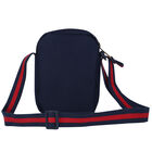 Boys Navy Logo Crossbody Bag, 1, hi-res