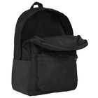 حقيبة ظهر بالشعار باللون الأسود والذهبي, 1, hi-res