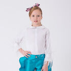 Girls Pink Floral Bow Headband, 3, hi-res