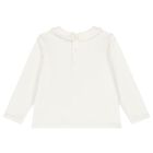 طقم تنورة بنات دنيم باللون العاجى و الأزرق, 2, hi-res