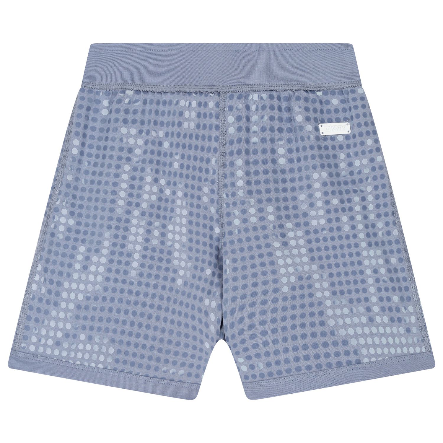 Girls Blue Logo Sequin Shorts, 2, hi-res