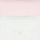 Girls Pink & White Polka Dot Baby Pram Nest, 1, hi-res