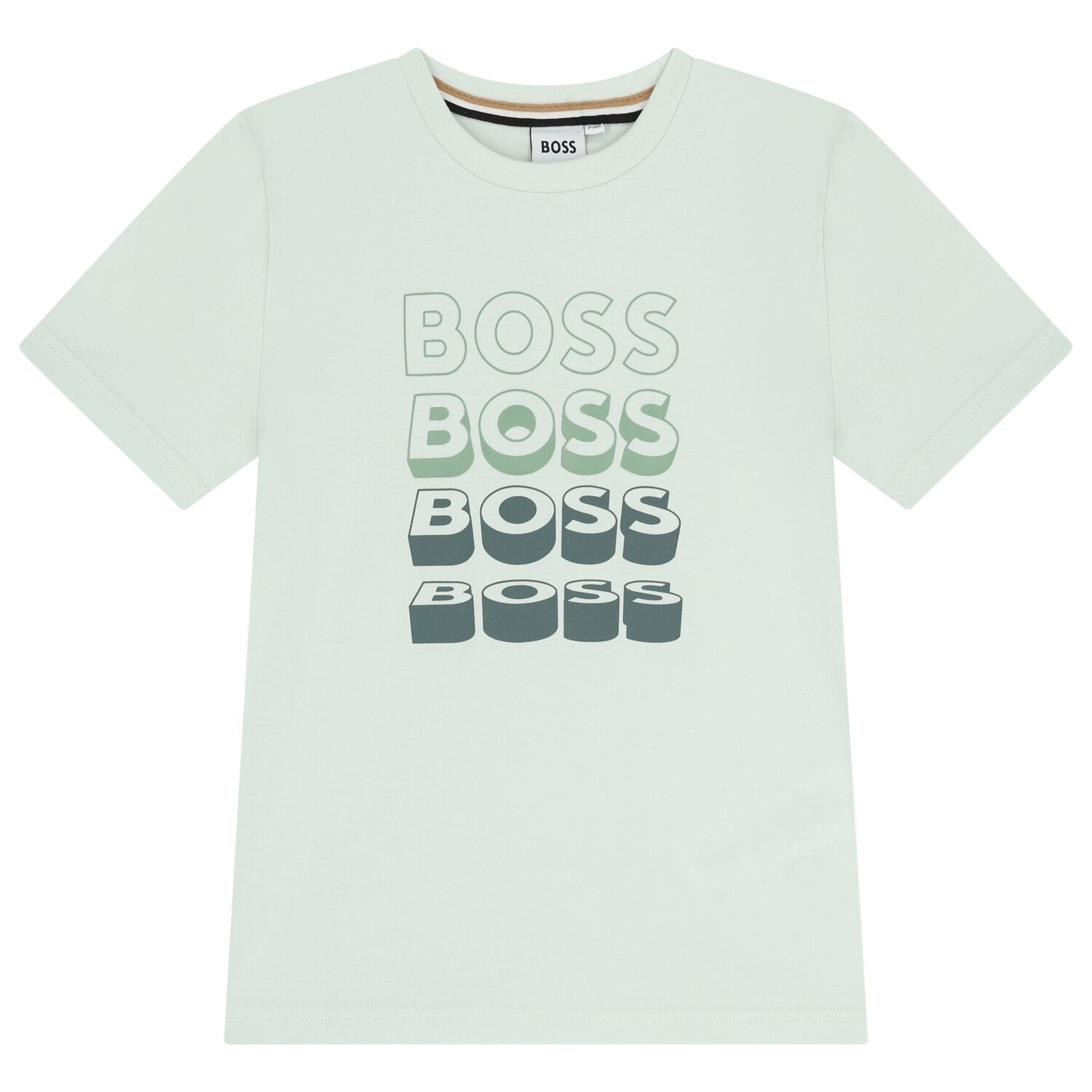 Boys Green Logo T-Shirt, 5, hi-res