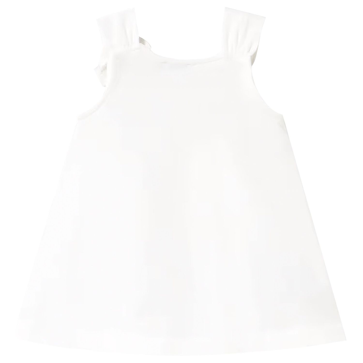 Younger Girls White Dress, 3, hi-res