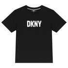 تيشيرت بالشعار باللون الأسود, 1, hi-res