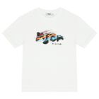 Boys White Logo T-Shirt, 1, hi-res