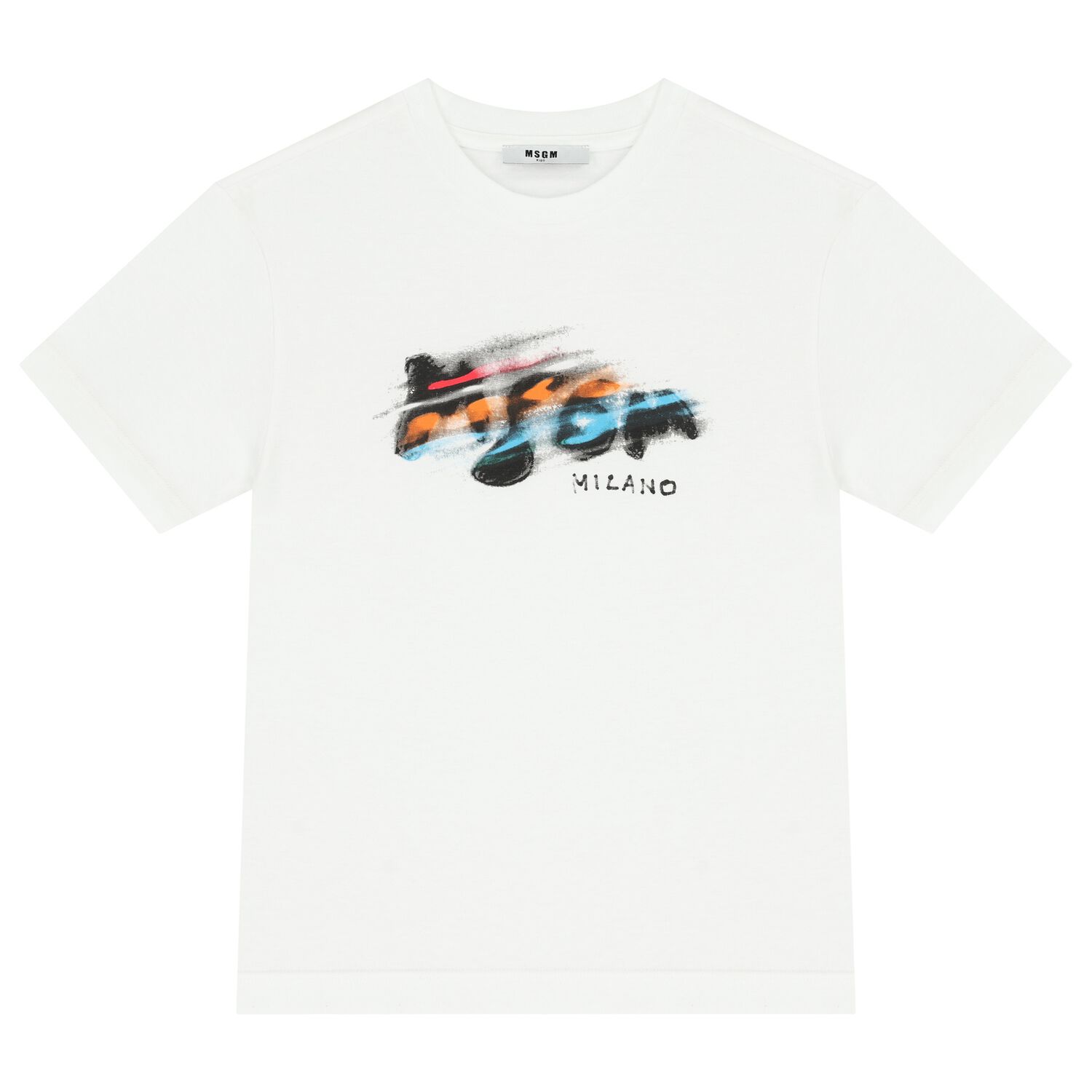 Boys White Logo T-Shirt, 1, hi-res