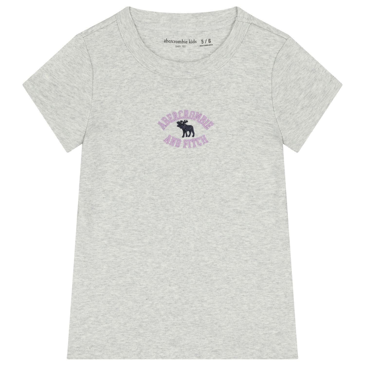 Girls Grey Logo T-Shirt, 2, hi-res
