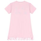 Girls Pink Logo Dress, 2, hi-res