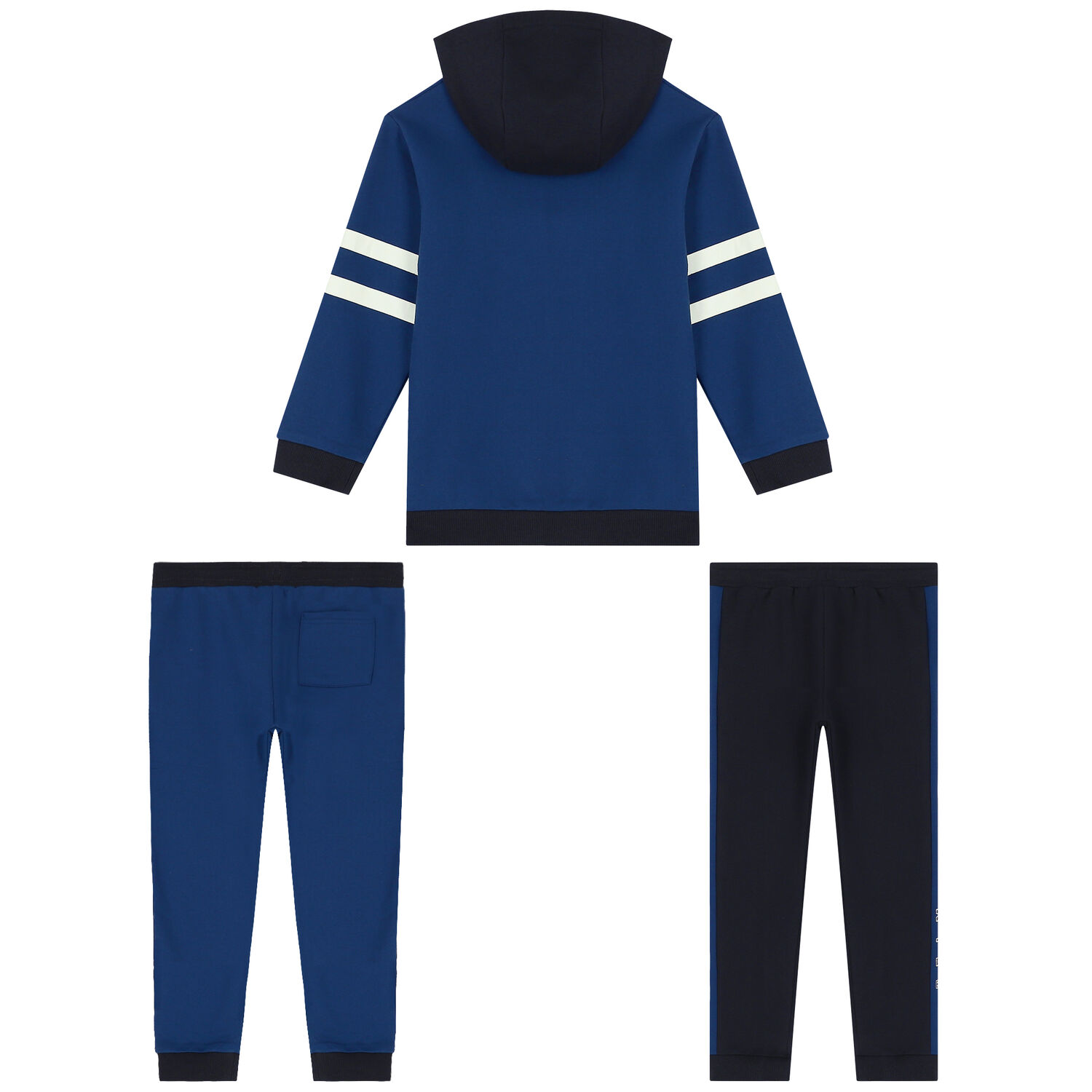 Boys Blue & Navy 3-Piece Tracksuit, 1, hi-res