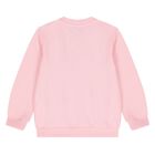 Younger Girls Pink Teddy Bear Logo Sweatshirt, 5, hi-res