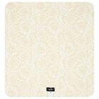 بطانية بالشعار بطبعة ميدوسا باللون العاجي والبيج, 3, hi-res