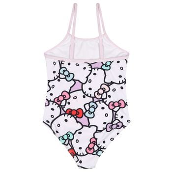 Girls Purple Hello Kitty Swimsuit