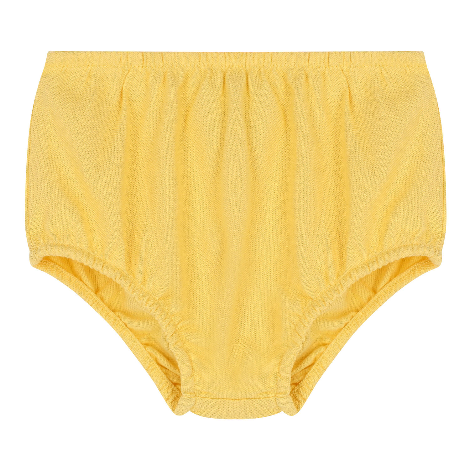 Baby Girls Yellow Logo Polo Dress Set, 1, hi-res