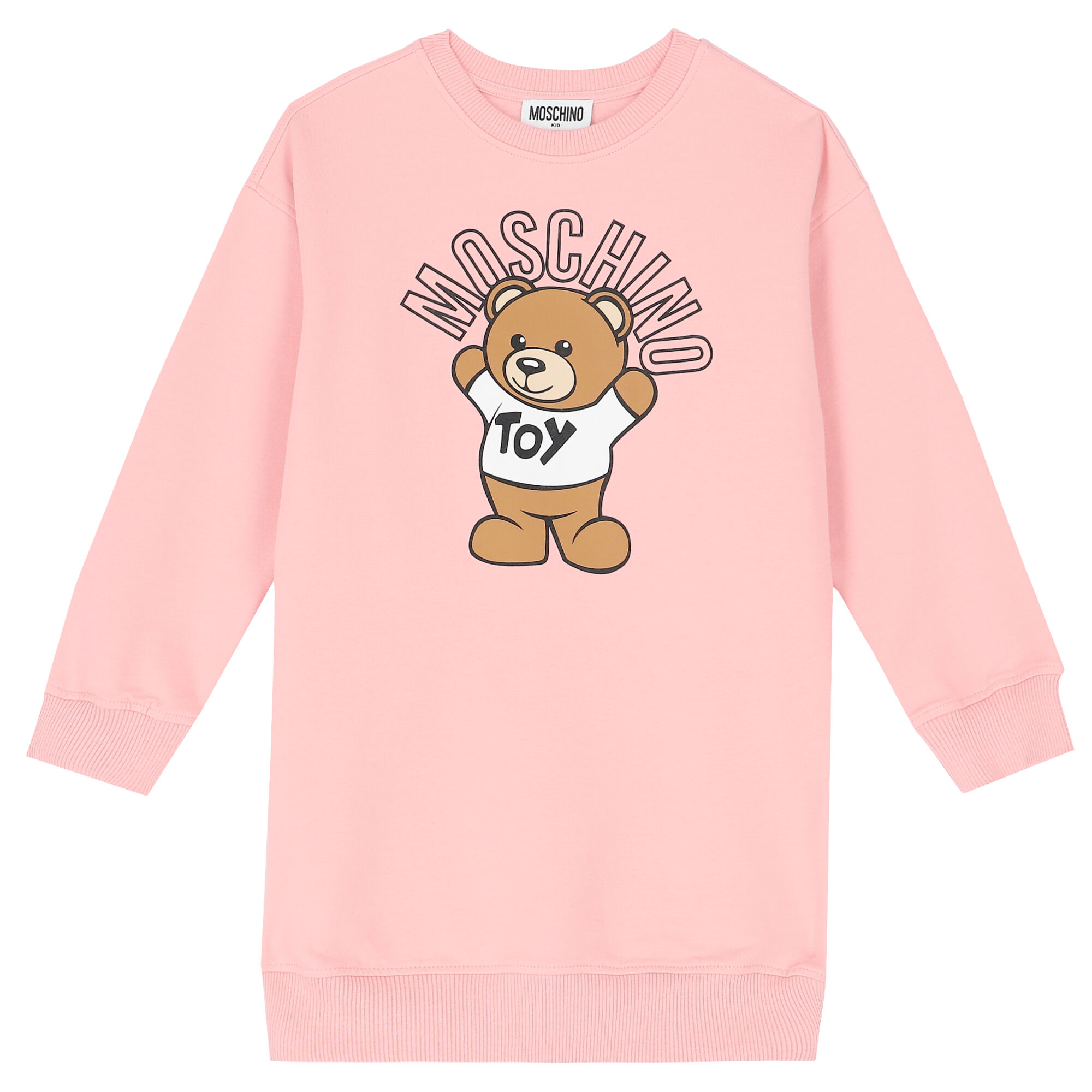 Moschino Girls Pink Teddy Logo 