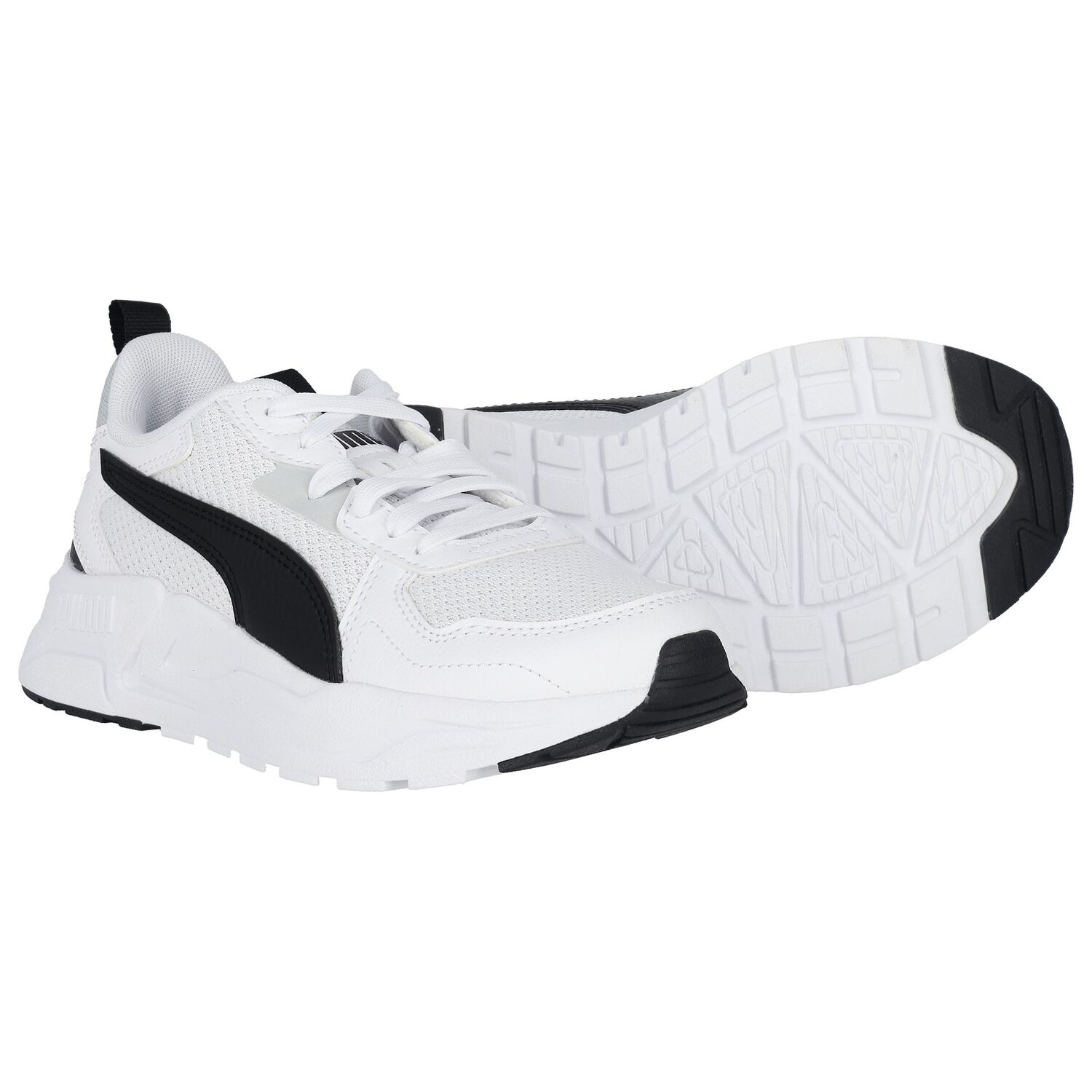 White & Black Trinity Lite Trainers, 1, hi-res image number null
