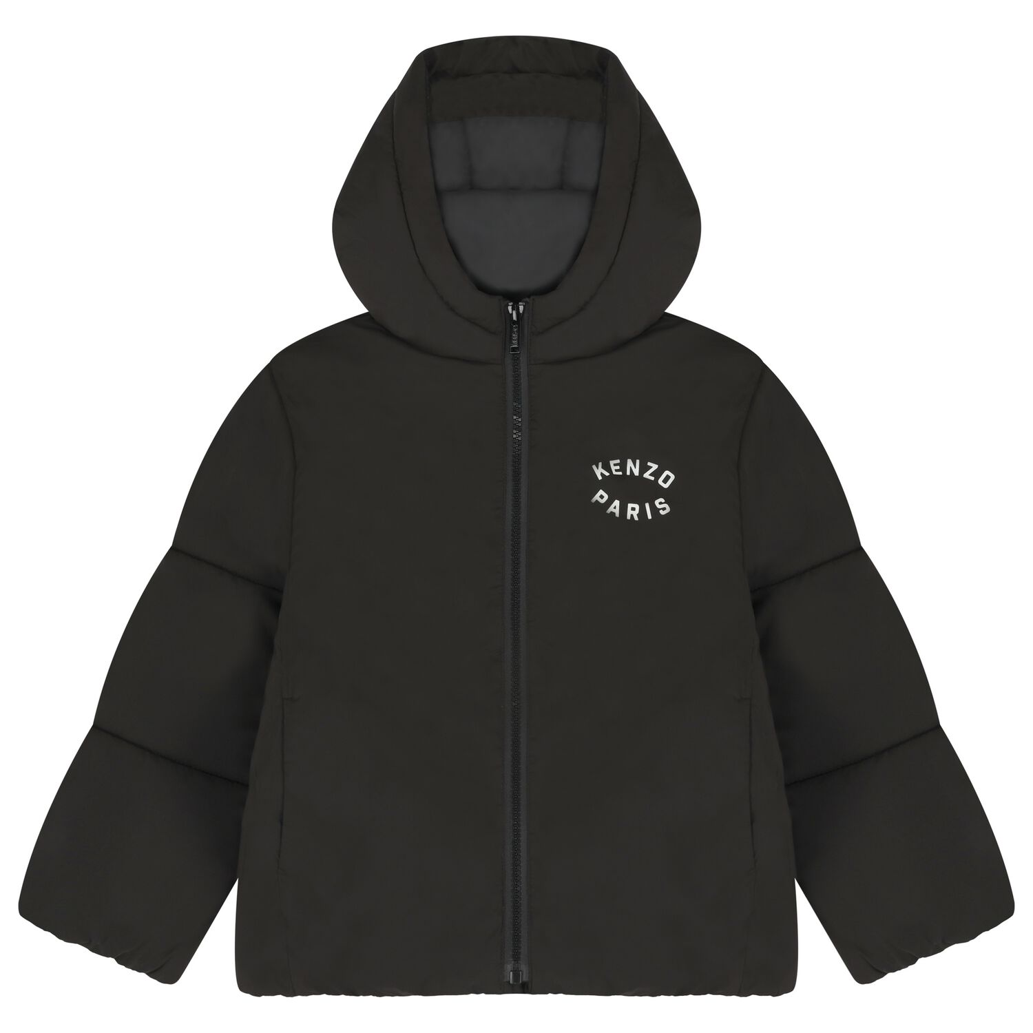 جاكت بالشعار بطبعه نمر باللون الاسود , 1, hi-res