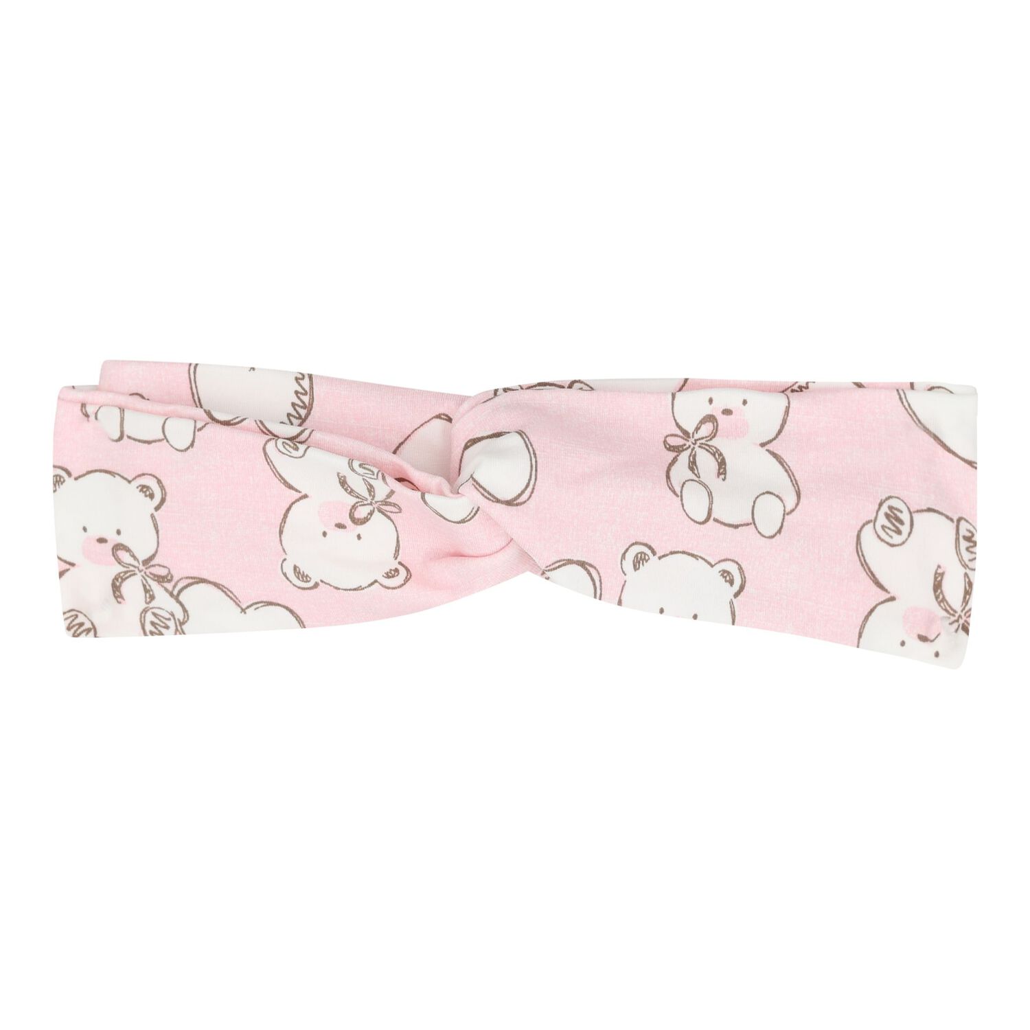 Baby Girls Pink Teddy Bear Leggings Set, 2, hi-res