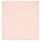 Baby Girls Pink & Ivory Logo Blanket, 1, hi-res