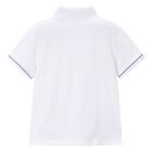 Boys White Polo Shirt, 2, hi-res