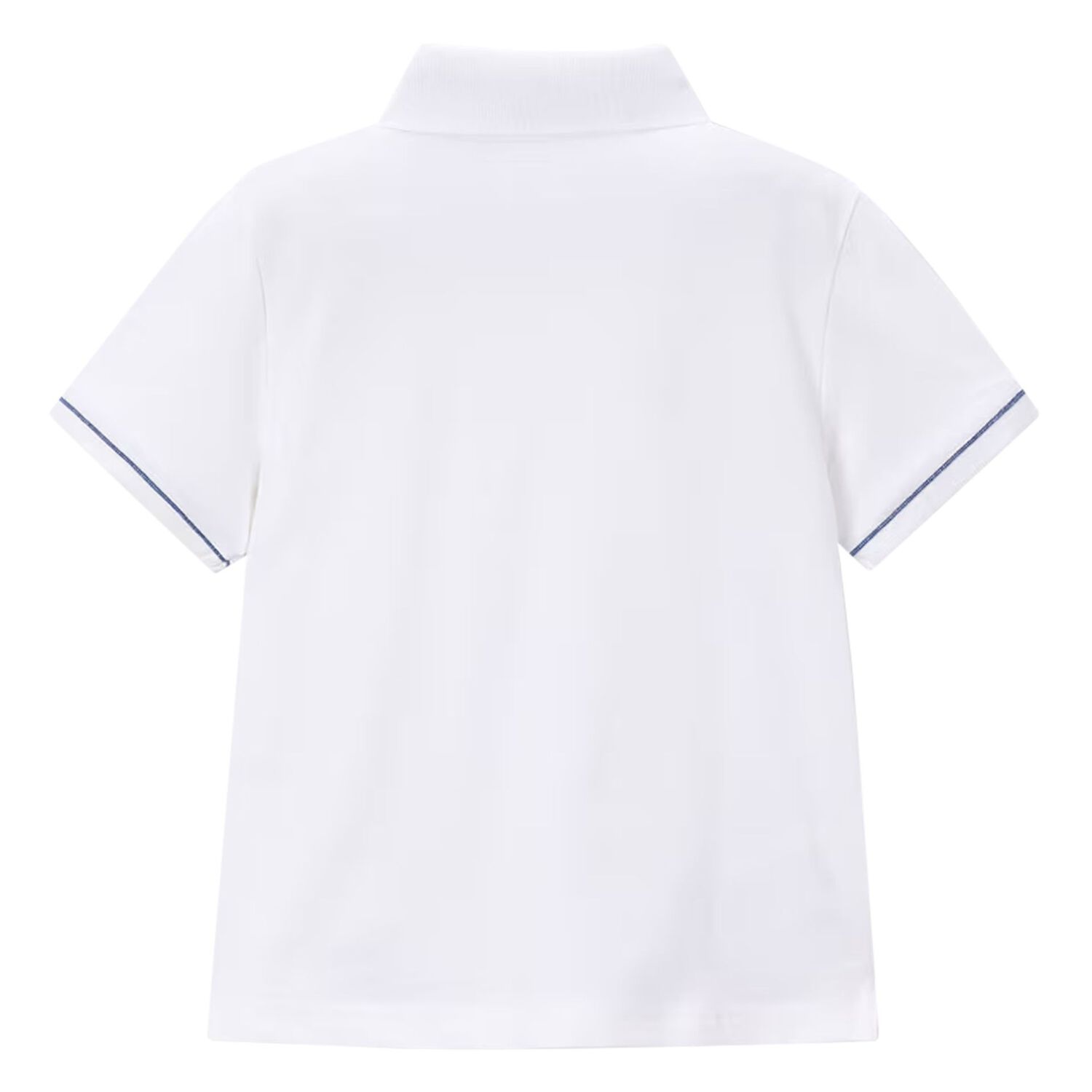 Boys White Polo Shirt, 2, hi-res