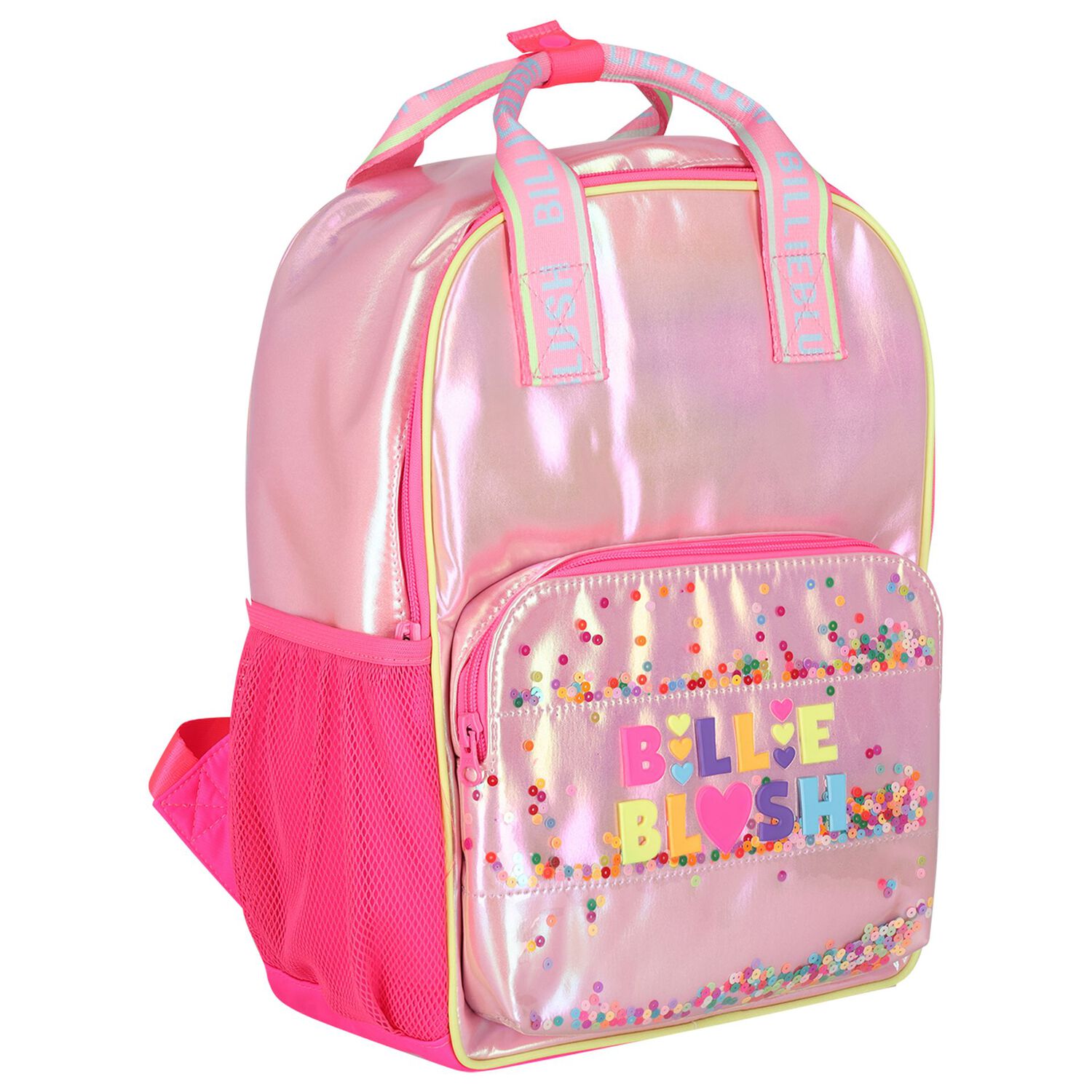 Girls Pink Logo Backpack ( 35cm ), 1, hi-res