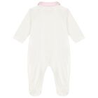 Baby Girls Ivory Teddy Bear Babygrow Gift Set, 1, hi-res